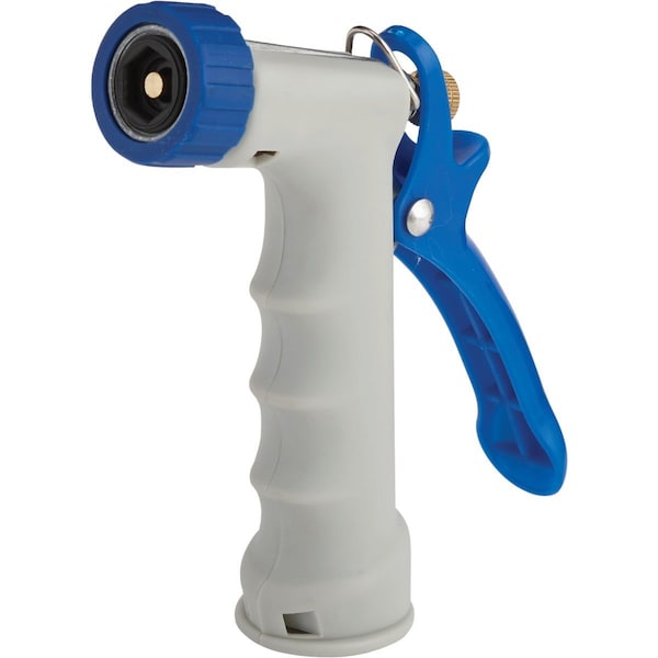 Best Garden Metal Insulated Grip Hot Water Pistol Nozzle, Blue & Gray GN5685 - main